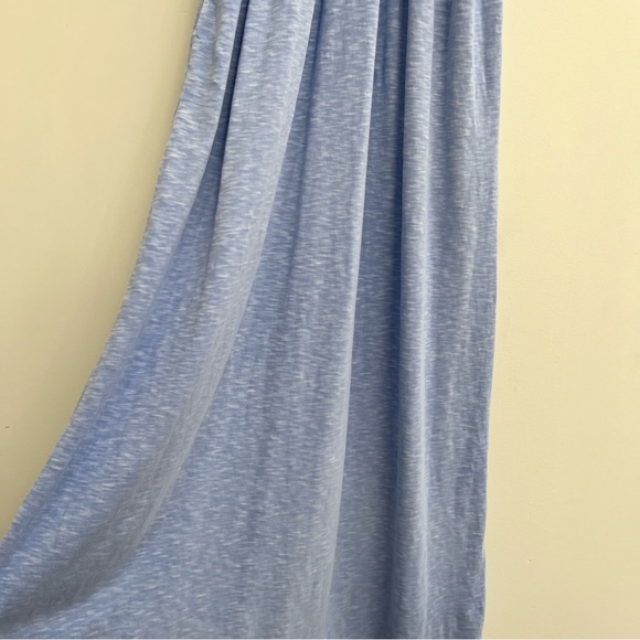 Aerie Crochet Maxi Dress Ocean Sky 100% Cotton Pockets Summer Pool Size Medium - Picture 7 of 14